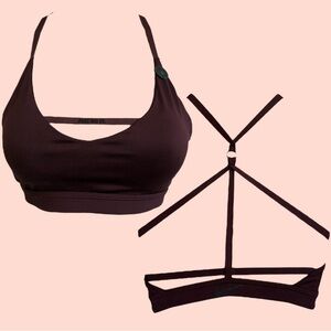 Nike Indy Soft Strappy Sports Bra | Maroon/Burgundy | Size S | NWT